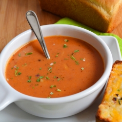 Tomato Soup with Orzo