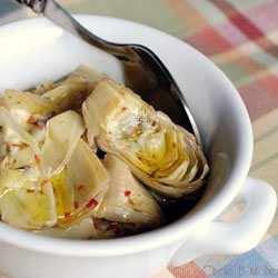 Homemade Marinated Artichoke Hearts