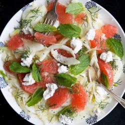 Marinated Fennel Grapefruit Salad