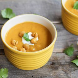 Sweet Potato Coconut Curry Soup