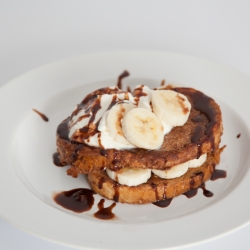 Banana French Toast With Chocolate