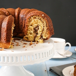 Nutella Swirl Coffee Cake