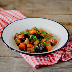 Irish Stew with Guinness and Prunes