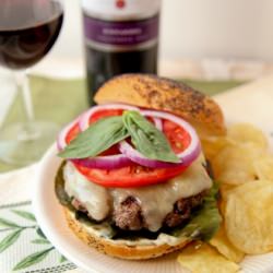 Napa Valley Basil-Smoked Burgers