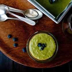 Green Tea (Matcha) Tapioca Pudding