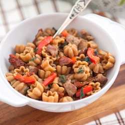 Pork and Pepper Pasta