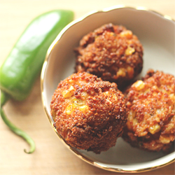 Bacon, Jalapeño and Corn Arancini