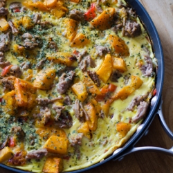 Sausage Butternut Squash Frittata