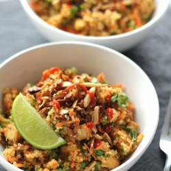 Thai Tofu Quinoa Bowls