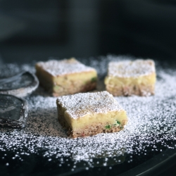 Lavender-Infused Gooey Butter Cake