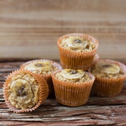 Mini Banana Oat Muffins