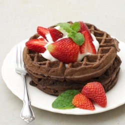 So Simple Chocolate Waffles