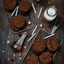 Chocolate Hazelnut Cookies