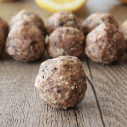 Lemon and Cherry Protein Balls