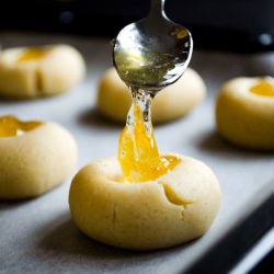 Lemon Jam Thumbprint Cookies