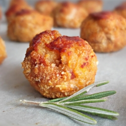 Baked Chicken Bacon Meatballs