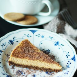 Gingersnap Pumpkin Cheesecake