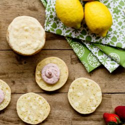 Lemon Cookies with White Chocolate