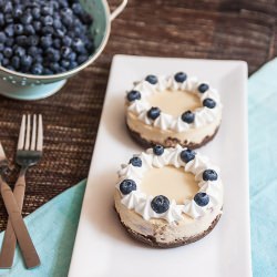 Blueberry WhiteChocolate Cheesecake