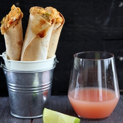 Baked Chicken Taquitos