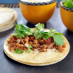 Slow Cooker Shredded Pork Tacos