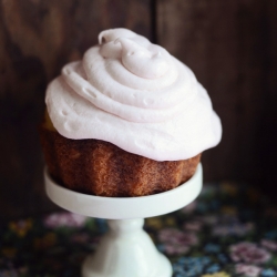 Cupcake with Pink Lemonade Frosting