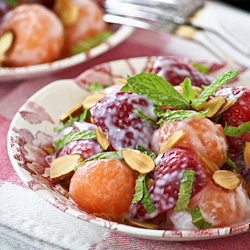 Cantaloupe Strawberry Salad