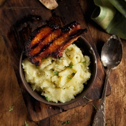 Mashed Potatoes With Roasted Celery