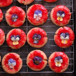 Raspberry Sugar Cookies