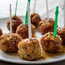 Cashew Chicken Meatballs