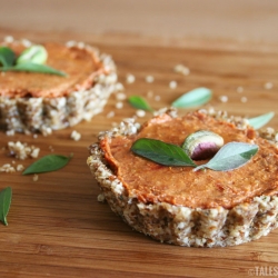 Raw Tomato Mini Tarts