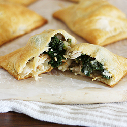 Chicken Kiev and Kale Pockets