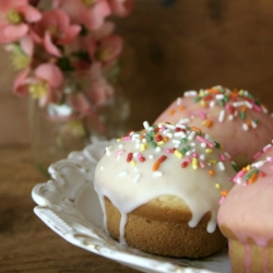 Glazed Vanilla Donut Muffins