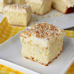 Lemon Coconut Yogurt Cake