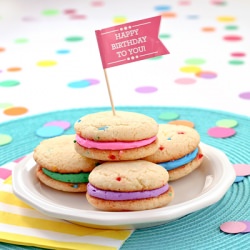 Funfetti Sandwich Cookies