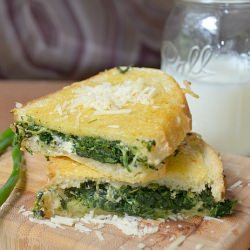 Spinach Feta Grilled Cheese