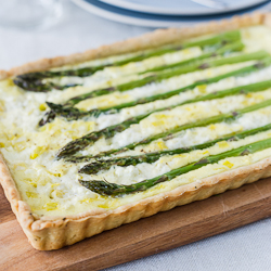 Buttermilk Asparagus Quiche