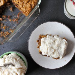 Maple Chocolate Chip Oatmeal Cake