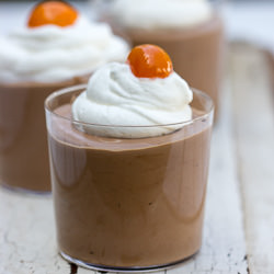 Chocolate Mousse w/Candied Kumquats