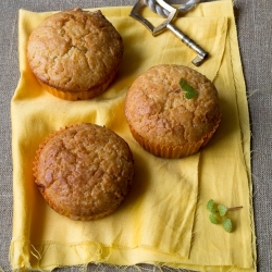 Lemon Curd Marble Muffins