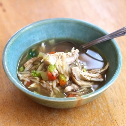 Lemony Chicken Noodle Soup