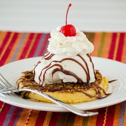 Fried Ice Cream Eggo Waffles