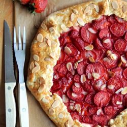 Galette with Strawberries