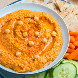 Roasted Red Pepper Hummus