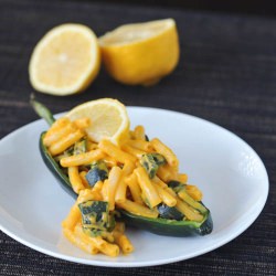 Lemon Poblano Mac and Cheese