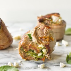 Spinach Feta Steak Pinwheels