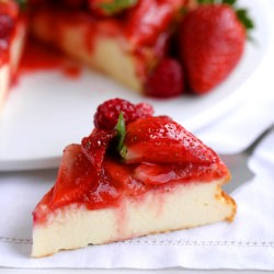 Cheesecake with Strawberries