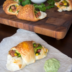 Avocado and Chorizo Rolls