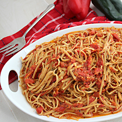 Roasted Tomato Sauce with Pasta