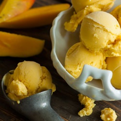 Dairy-Free Mango Ice Cream